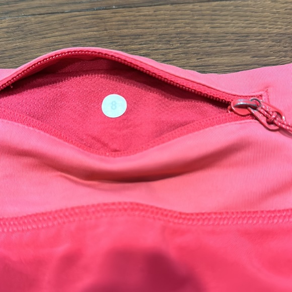 Lululemon. Speed up, pink, women’s shorts with liner. EUC. - Picture 2 of 3